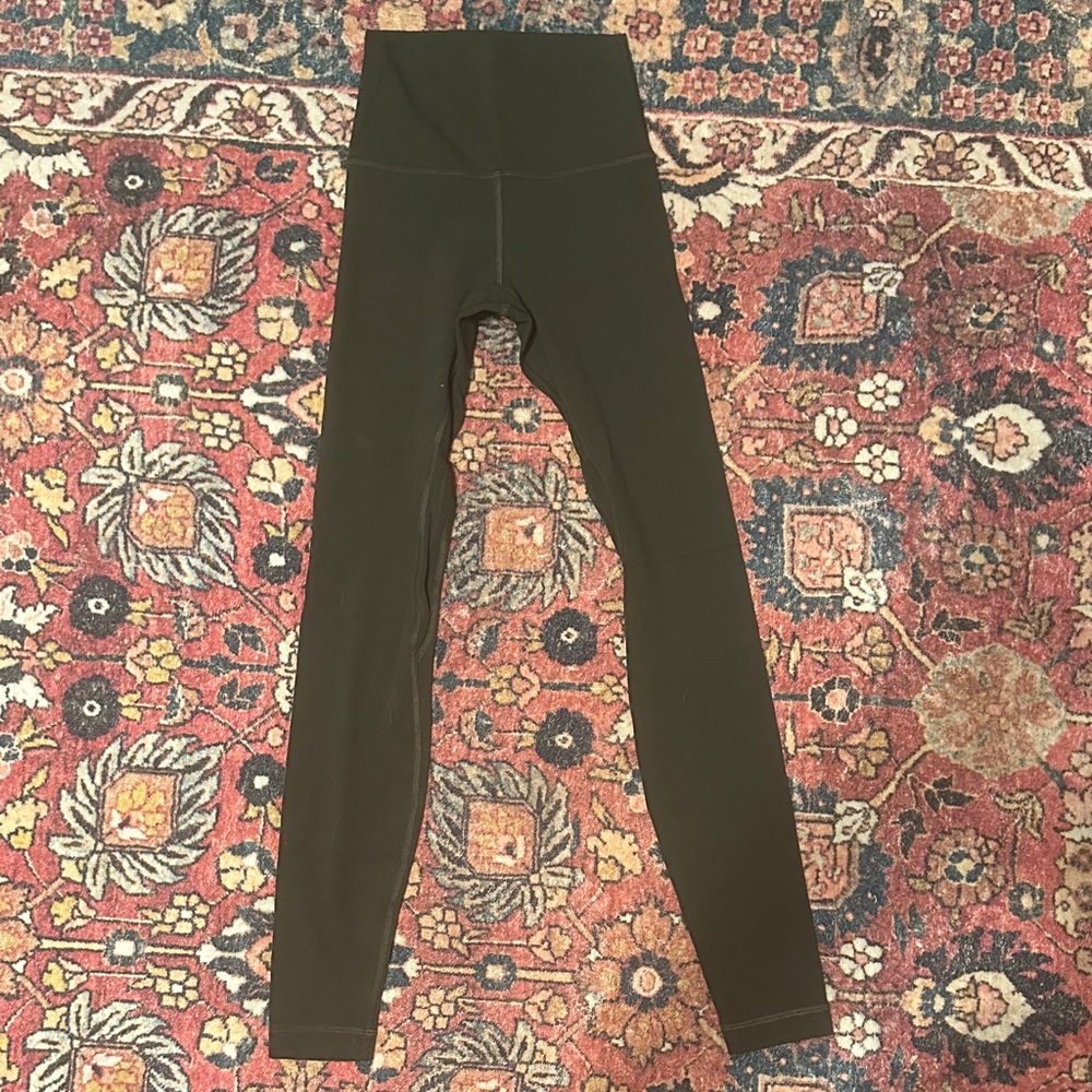 Lululemon Align Dark Green Leggings